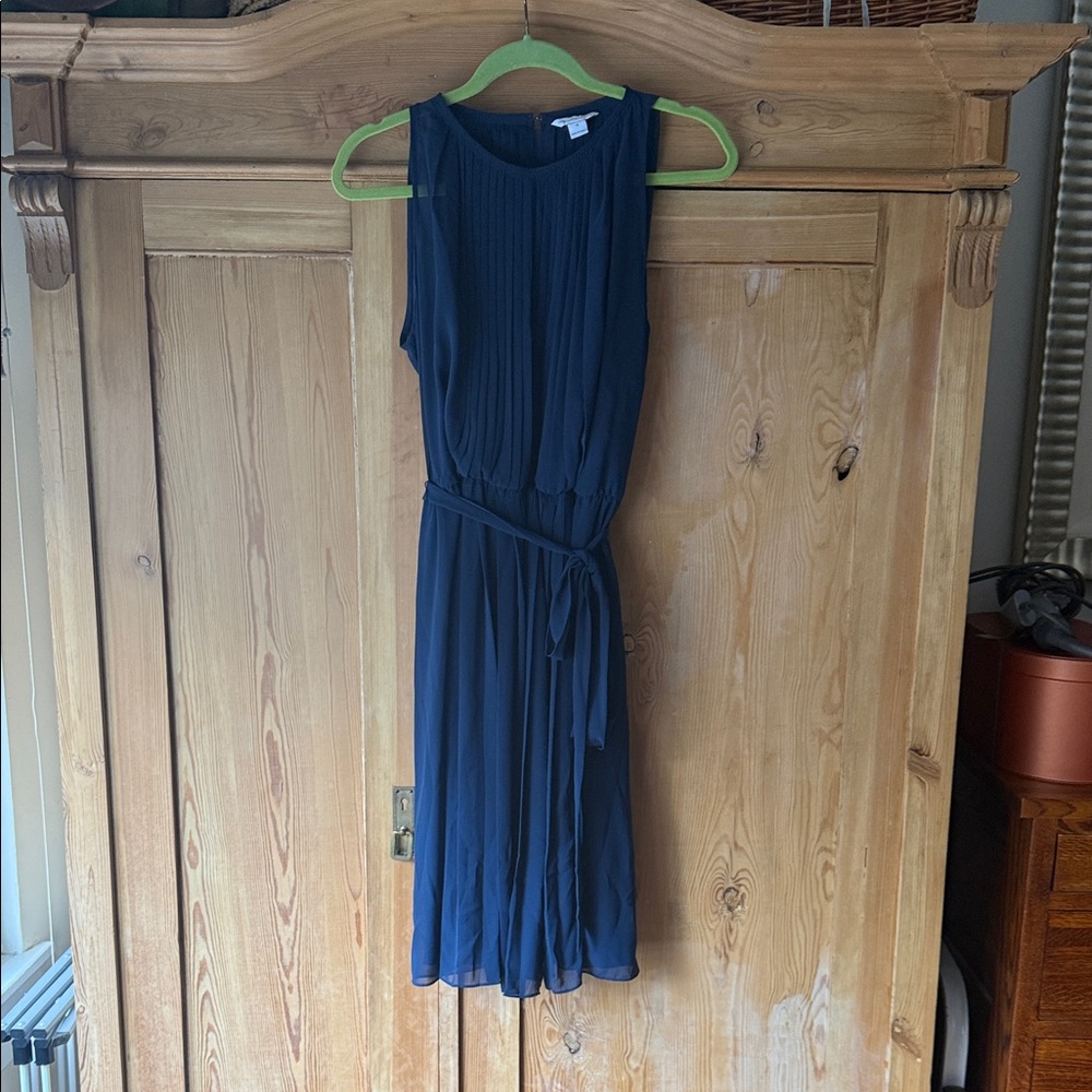 Diane Von Furstenberg Deep Blue Midi Dress